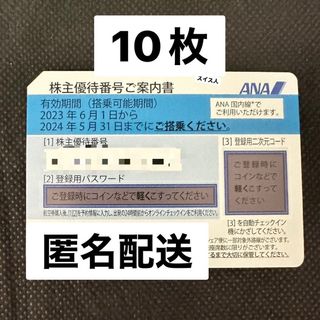 エーエヌエー(ゼンニッポンクウユ)(ANA(全日本空輸))のANA 株主優待券　10枚　③(その他)