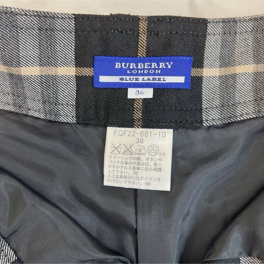 BURBERRY(バーバリー)の最終値下げBURBERRY BLUE LABEL チェック柄 ショートパンツ レディースのパンツ(ショートパンツ)の商品写真