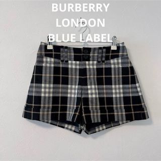バーバリー(BURBERRY)のBURBERRY BLUE LABEL チェック柄 ショートパンツ 36 (ショートパンツ)
