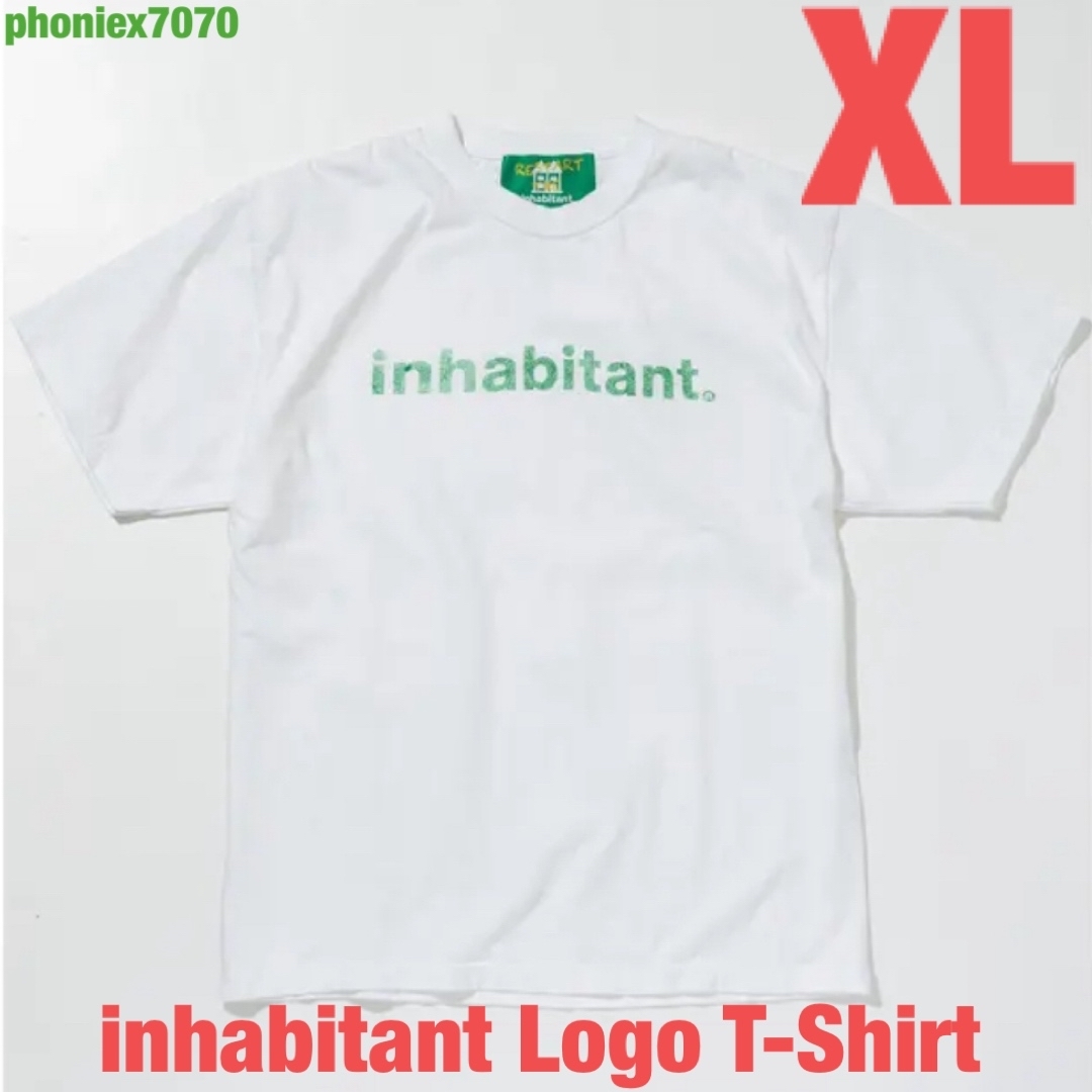 inhabitant(インハビダント)のinhabitant インハビタント Logo T-Shirt【XLサイズ】新品 メンズのトップス(Tシャツ/カットソー(半袖/袖なし))の商品写真