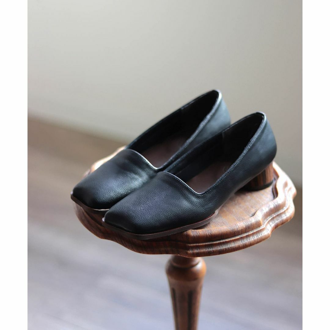[セスト] nekoミミトゥ サークルウッド巻きヒール パンプス レディース d レディースの靴/シューズ(その他)の商品写真