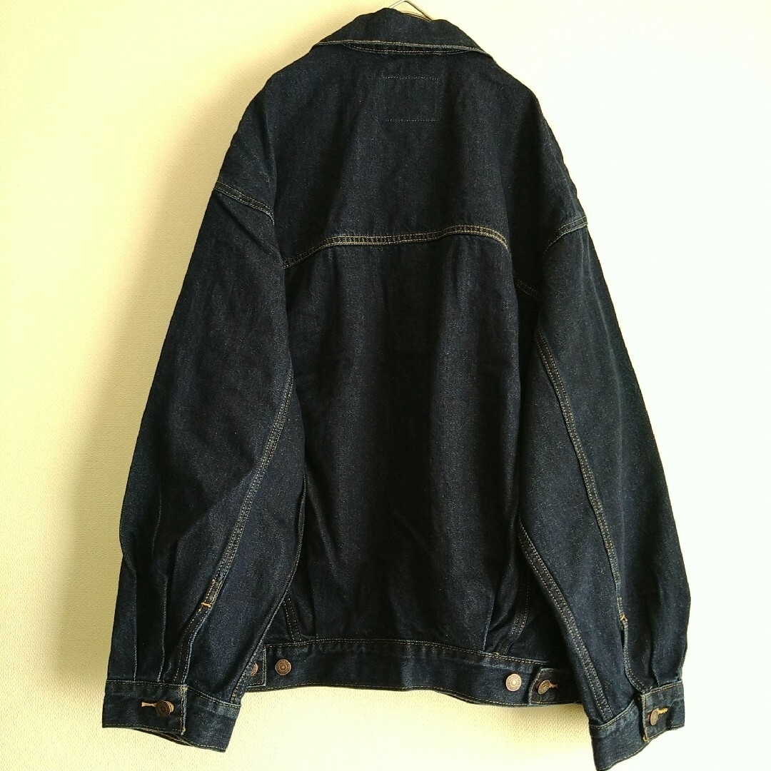 Levi's(リーバイス)の新品 Levi's リーバイス トラッカージャケット M ダークインディゴブルー レディースのジャケット/アウター(Gジャン/デニムジャケット)の商品写真