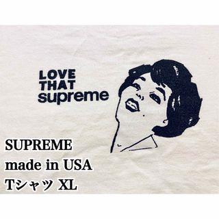 シュプリーム(Supreme)の【大人気】SUPREME Tシャツ USA製 XL 大きいサイズ シュプリーム(Tシャツ/カットソー(半袖/袖なし))