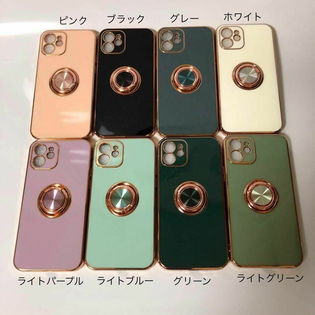 iPhone13ケース リング付き ブラック スマホ/家電/カメラのスマホアクセサリー(iPhoneケース)の商品写真