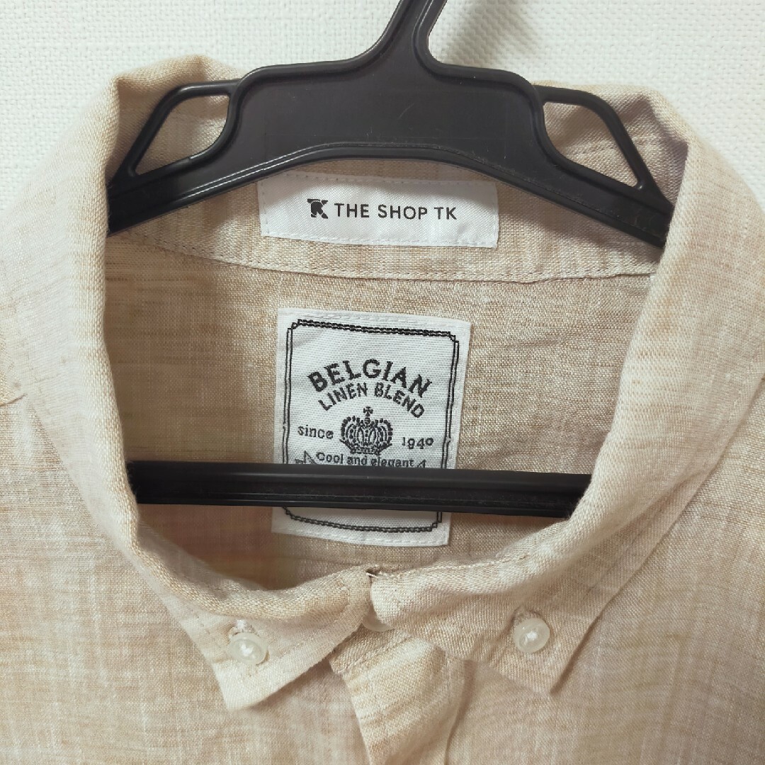 THE SHOP TK(ザショップティーケー)のTHE SHOP TK ザショップティーケー 麻 リネン 七分袖 シャツ メンズのトップス(シャツ)の商品写真