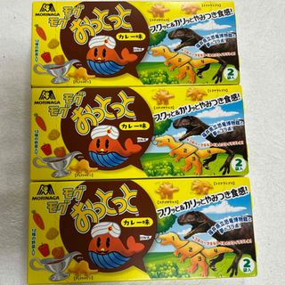 モリナガセイカ(森永製菓)の森永製菓 モグモグおっとっと カレー味 50g×3箱　カレー　おっとっと　おやつ(菓子/デザート)