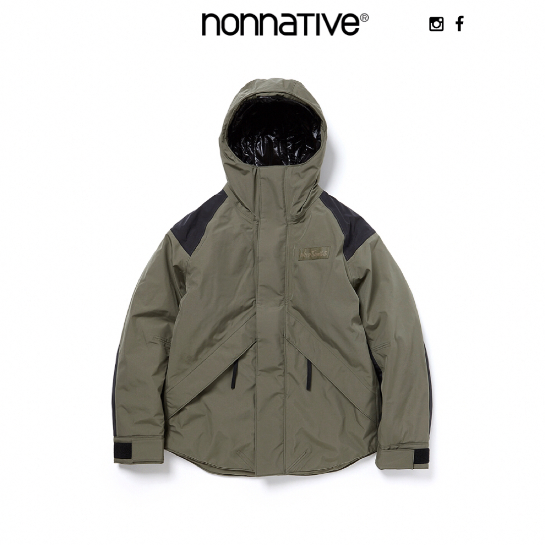 nonnative(ノンネイティブ)のnonnative × WILD THINGS DENALI eVENT®3L緑 メンズのジャケット/アウター(マウンテンパーカー)の商品写真