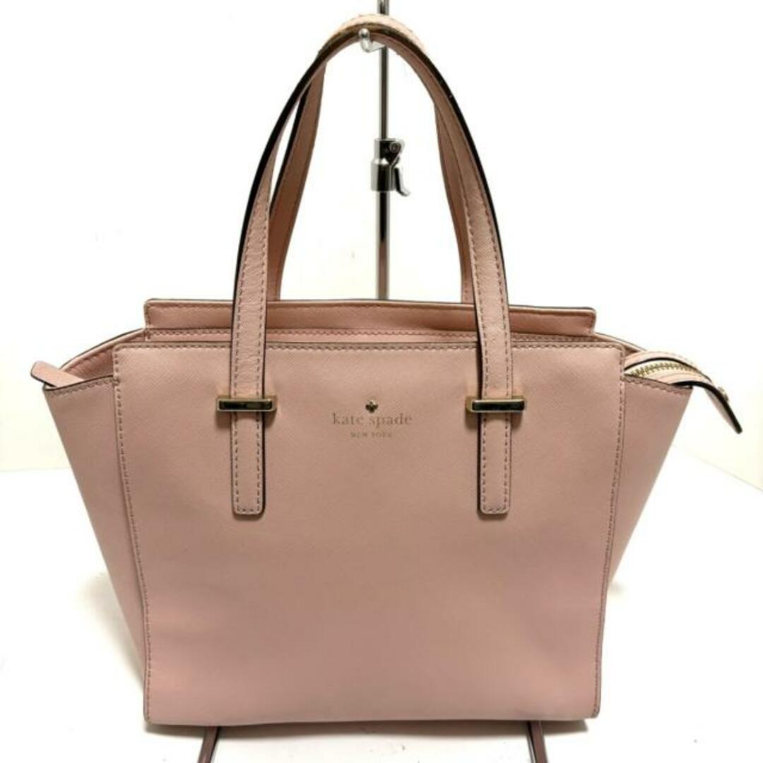 kate spade new york(ケイトスペードニューヨーク)のKate spade(ケイトスペード) ハンドバッグ シダーストリート スモールヘイデン PXRU5491 ライトピンク レザー レディースのバッグ(ハンドバッグ)の商品写真