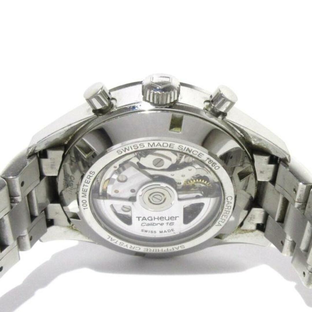 TAG Heuer(タグホイヤー)のTAG Heuer(タグホイヤー) 腕時計 カレラヘリテージ CAS2111.BA0730 メンズ クロノグラフ/裏スケ 白 メンズの時計(その他)の商品写真