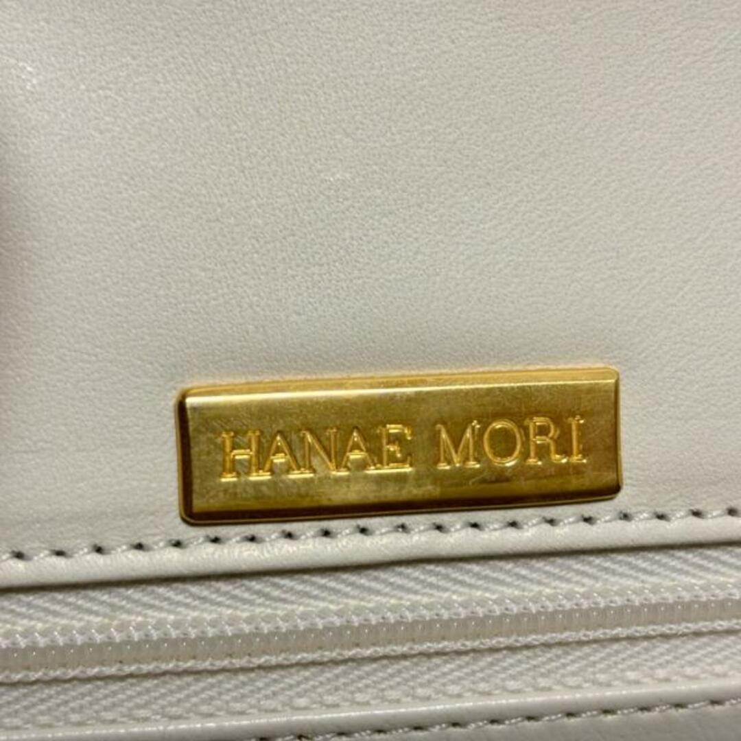 HANAE MORI(ハナエモリ)のHANAE MORI(ハナエモリ) ハンドバッグ美品  - アイボリー キルティング レザー レディースのバッグ(ハンドバッグ)の商品写真