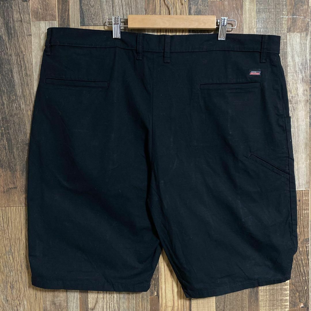 Dickies(ディッキーズ)のディッキーズ メンズ ハーフ ブラック 40 2XL チノ パンツ USA古着 メンズのパンツ(ショートパンツ)の商品写真