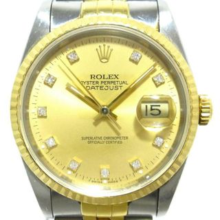 ロレックス(ROLEX)のROLEX(ロレックス) 腕時計 デイトジャスト 16233G メンズ SS×K18YG/10P旧型ダイヤ/ジュビリーブレス/22コマ ゴールド(その他)