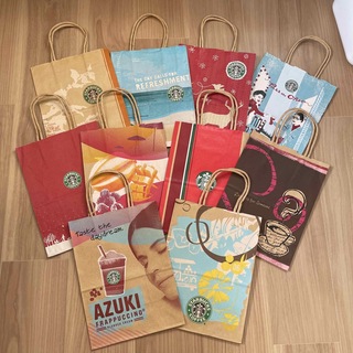 スターバックスコーヒー(Starbucks Coffee)のスターバックス　紙袋 10枚セット(ショップ袋)