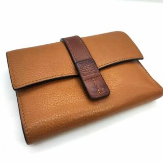 ロエベ(LOEWE)の【LOEWE】ロエベ バーティカル アナグラム 三つ折り財布 レザー 女性(財布)