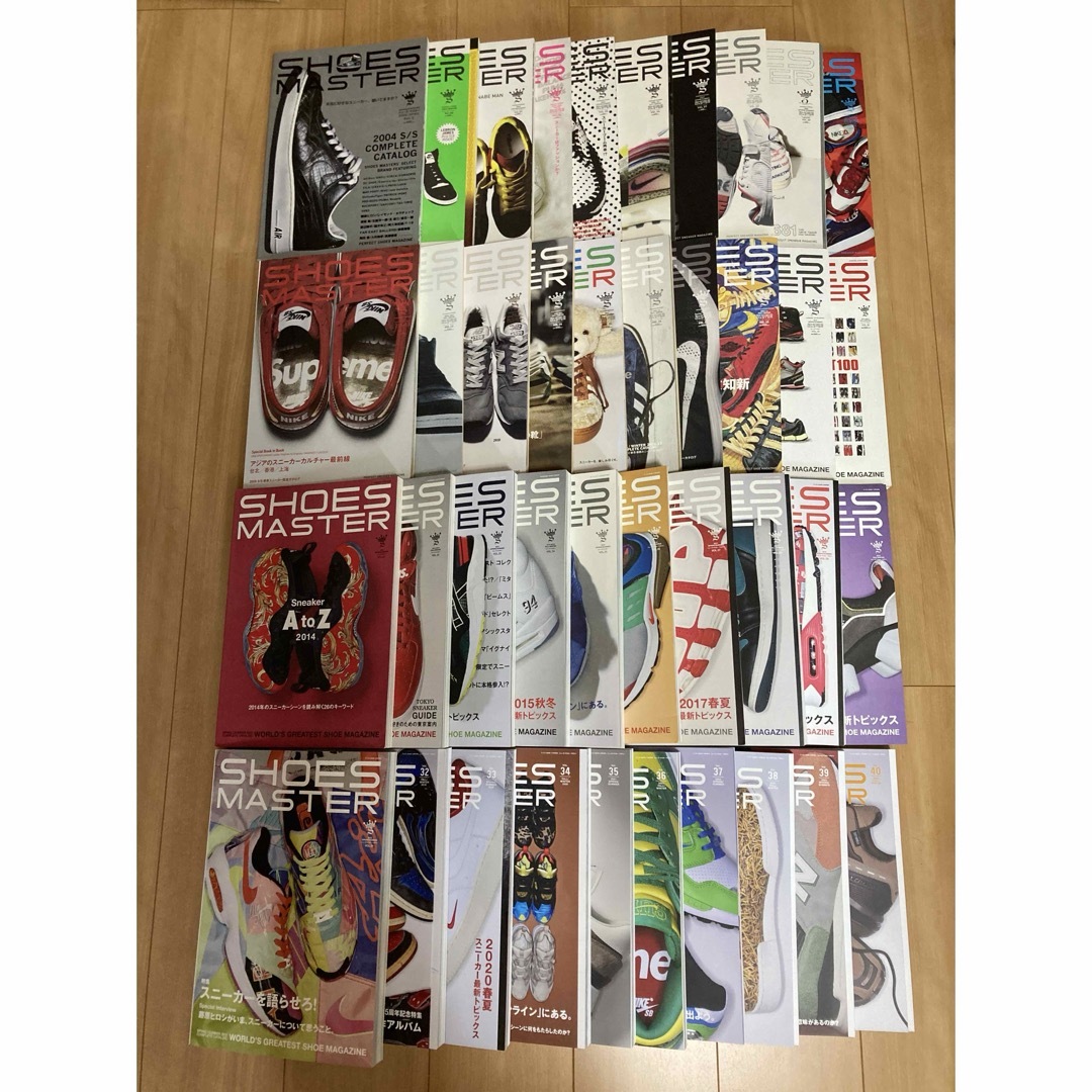 【中古】SHOSE MASTER vol.1〜40 40冊セット エンタメ/ホビーの雑誌(趣味/スポーツ)の商品写真
