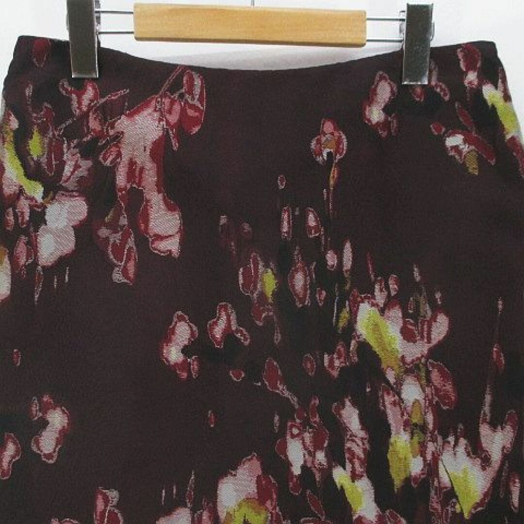 フィロソフィー PHILOSOPHY 膝丈 台形スカート 42 紫 レディースのスカート(ひざ丈スカート)の商品写真