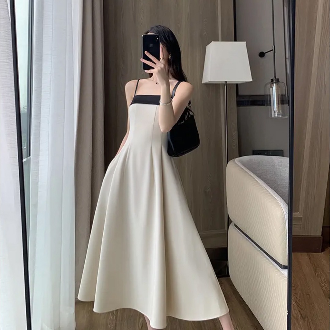 elegant midi dress レディースのワンピース(ロングワンピース/マキシワンピース)の商品写真