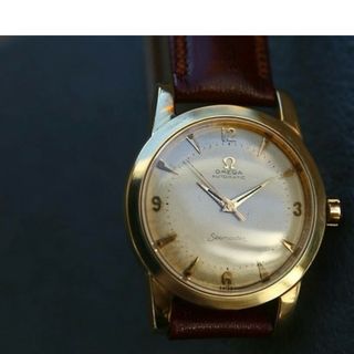 オメガ(OMEGA)のエイジングの妙！　稀少ファーストモデル　52年製　オメガ　シーマスター(腕時計(アナログ))