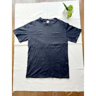 Vieasy　メンズTシャツ　ブラック　綿100%　サイズ4(Tシャツ/カットソー(半袖/袖なし))