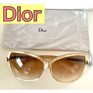 Dior サングラス　シェル貝フレーム　ブラウングラデーションレンズ(サングラス/メガネ)