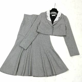 CELFORD - 極美品✨ セルフォード　22AW　現行　千鳥　セットアップ　レース　38　白黒