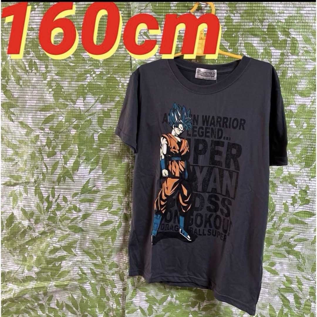 ドラゴンボール(ドラゴンボール)の160cm☆ドラゴンボール超★子供用Tシャツ★チャコール キッズ/ベビー/マタニティのキッズ服男の子用(90cm~)(Tシャツ/カットソー)の商品写真