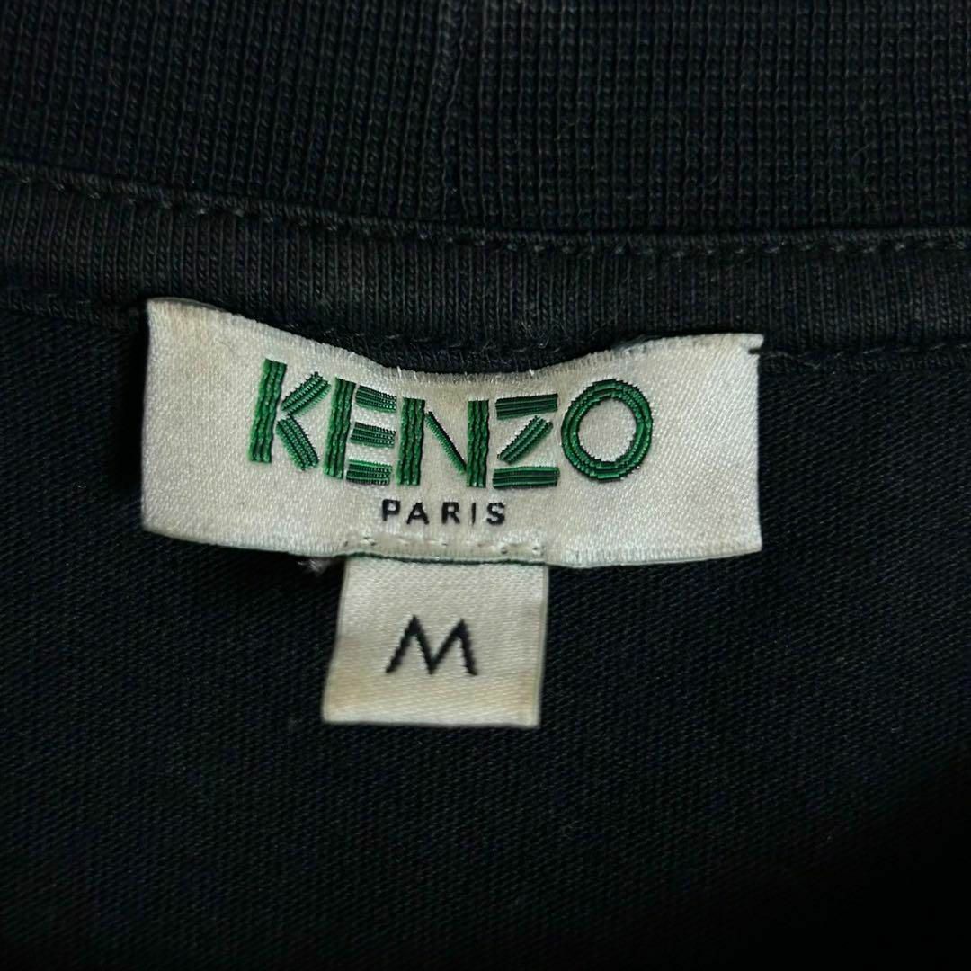 【定番ブラック】ケンゾー☆タイガーロゴ入りTシャツ ビッグロゴ プリント