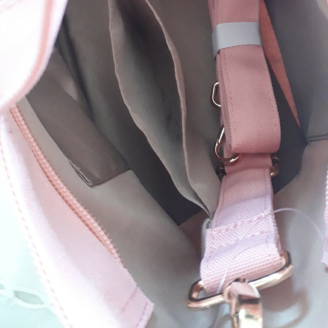 M'S GRACY(エムズグレイシー)の今期エムズグレイシー　リボンショルダーバッグ　新品タグ付2wayピンク レディースのバッグ(ショルダーバッグ)の商品写真