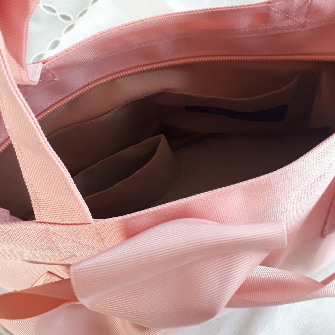 M'S GRACY(エムズグレイシー)の今期エムズグレイシー　リボンショルダーバッグ　新品タグ付2wayピンク レディースのバッグ(ショルダーバッグ)の商品写真