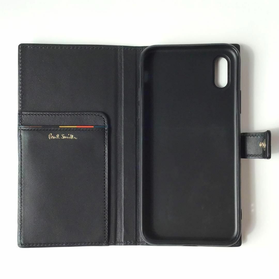 Paul Smith(ポールスミス)の【新品】ポールスミス✨ブライトストライプステッチ iPhoneⅩケース 黒 クロ スマホ/家電/カメラのスマホアクセサリー(iPhoneケース)の商品写真