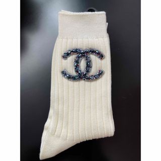 シャネル(CHANEL)のChanelレディースソックス1足 新品未使用(ソックス)