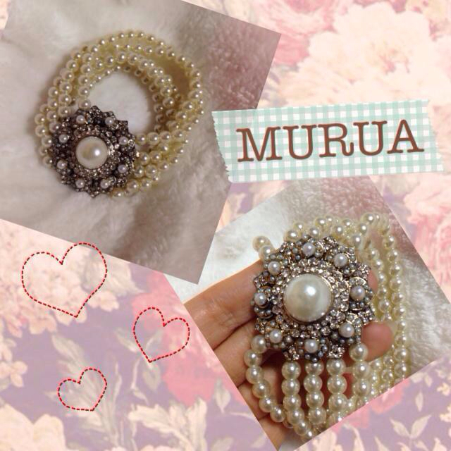 MURUA(ムルーア)のムルーア♡パール ブレスレット♡ レディースのアクセサリー(ブレスレット/バングル)の商品写真