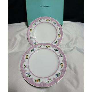 ◆TIFFANY ティファニー◆【未使用保管品】ブーケ プレートセット 箱付き