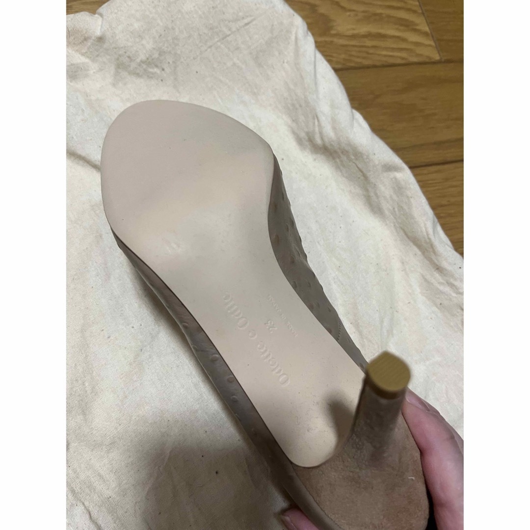 未使用 オデットエオディール パンプス オーストリッチ 靴/シューズ 未使用 オデットエオディール パンプス オーストリッチ 靴/シューズ