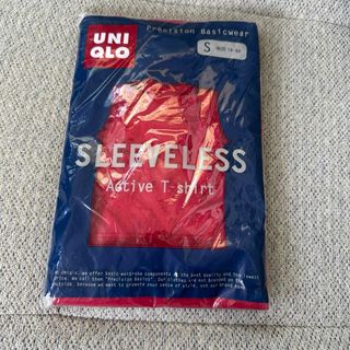 ユニクロ(UNIQLO)の新品 未使用 ユニクロ スリーブレス アクティブ Tシャツ Sサイズ(Tシャツ/カットソー(半袖/袖なし))