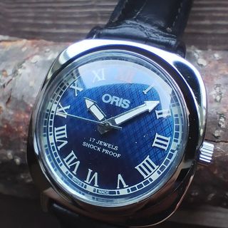 ●美品！●オリス■ORIS 手巻き機械式ヴィンテージメンズ腕時計アンティーク即納