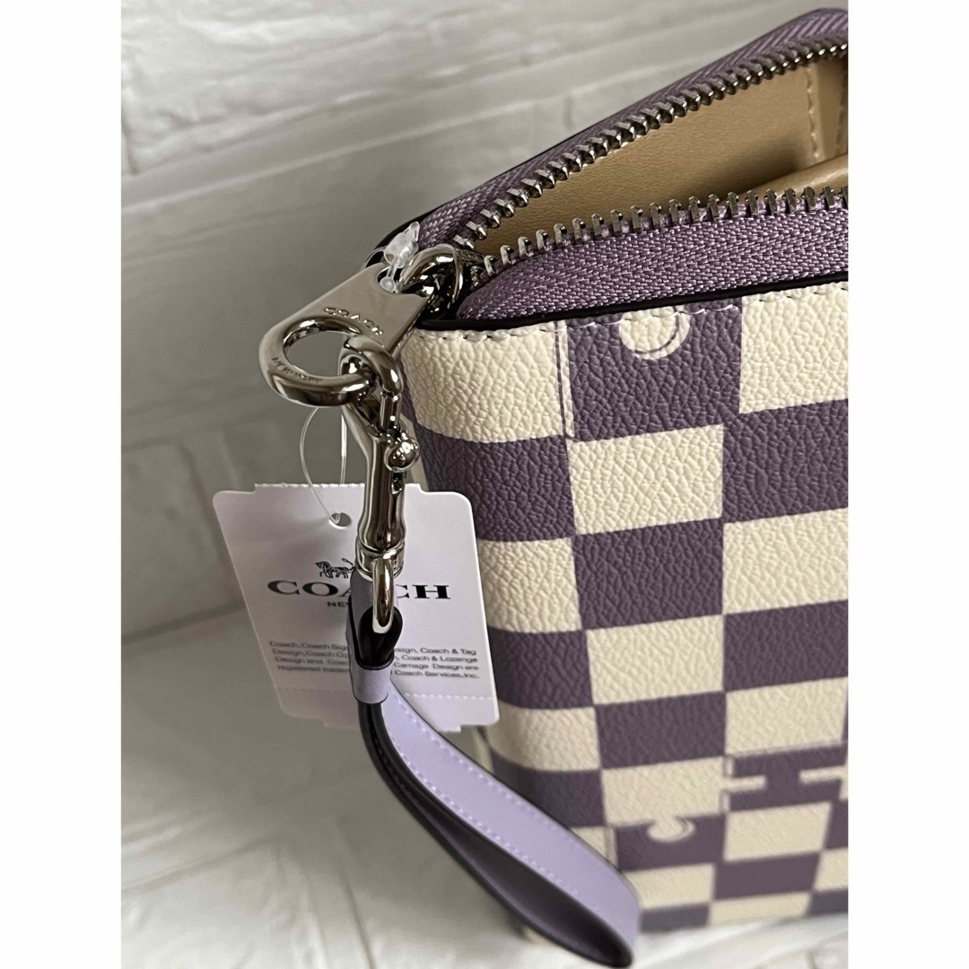 COACH(コーチ)の新品   コーチ　長財布   パープル  新品 レディースのファッション小物(財布)の商品写真