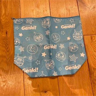 アンパンマン　genki ポーチ　青　限定