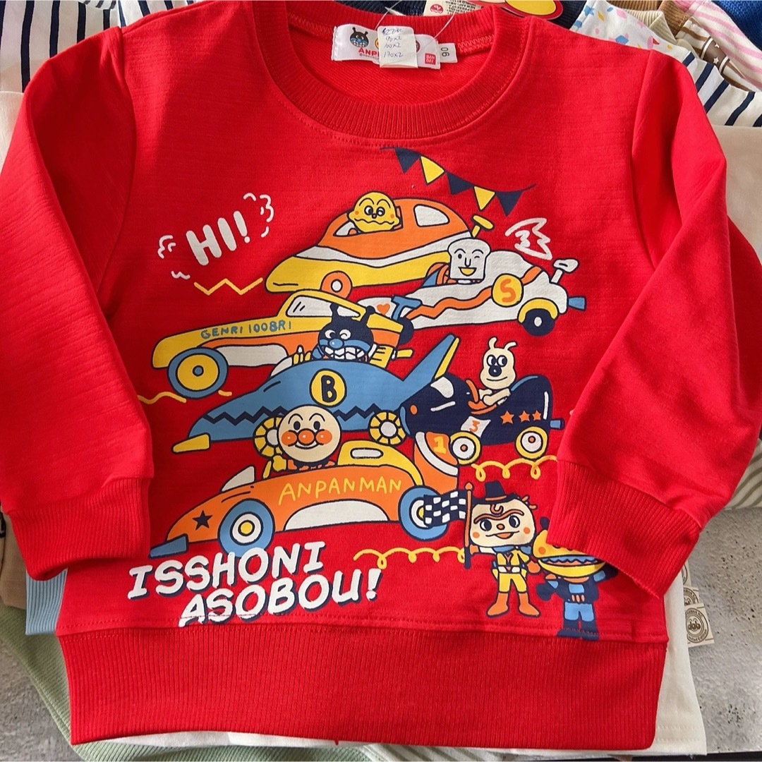 アンパンマン　トレーナー キッズ/ベビー/マタニティのキッズ服男の子用(90cm~)(Tシャツ/カットソー)の商品写真