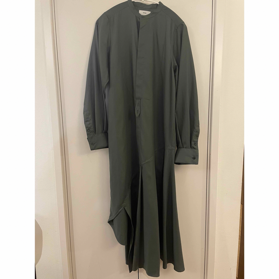 HYKE - HYKE FD Bosom Shirt Dress の通販 by yama5737's shop HYKE - HYKE FD Bosom Shirt Dress の通販 by yama5737's shop