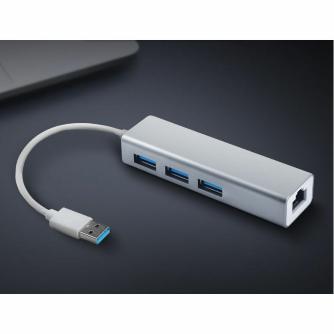 【新品】LANアダプター USB2.0/Type-C/コンパクト/軽量/アルミ スマホ/家電/カメラのPC/タブレット(その他)の商品写真