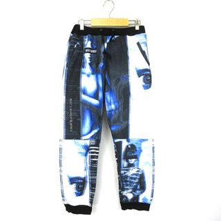 ミルクボーイ(MILKBOY)の MILKBOY PEOPLE PANTS 総柄 スウェットパンツ 黒 白 青(スラックス)