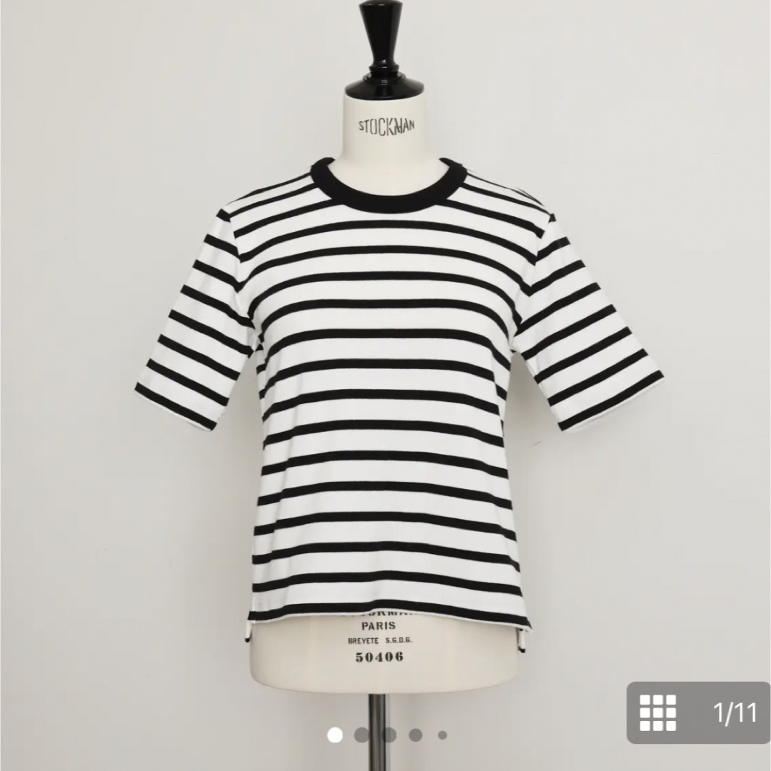 BON TEE white×black ジプソフィア レディースのトップス(Tシャツ(半袖/袖なし))の商品写真