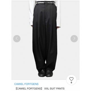 美品　camiel fortgens xxl suit pants スラックス