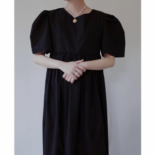 ゴスペル(GHOSPELL)のghospell midi dress black(ロングワンピース/マキシワンピース)