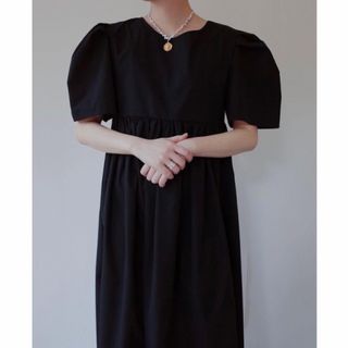 ゴスペル(GHOSPELL)のghospell midi dress black(ロングワンピース/マキシワンピース)