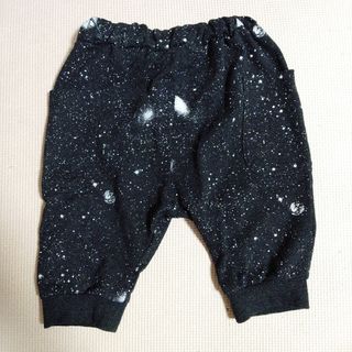 キッズ　ズボン　サイズ100　黒・宇宙(パンツ/スパッツ)