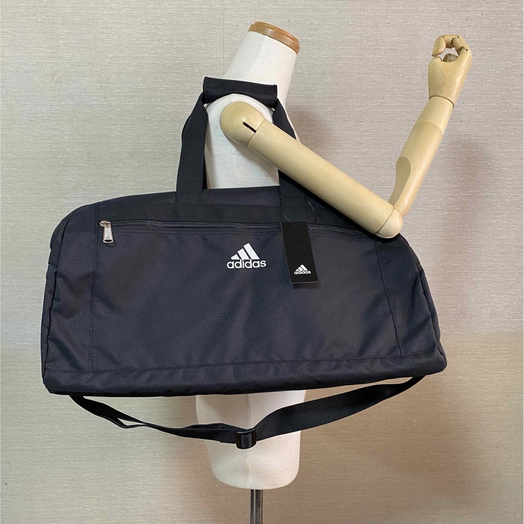 adidas(アディダス)の新品 正規品 アディダス 2way ボストンバッグ 38L 軽量 黒 メンズのバッグ(ボストンバッグ)の商品写真