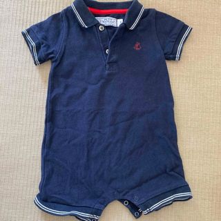 プチバトー(PETIT BATEAU)の半袖ロンパース (ロンパース)