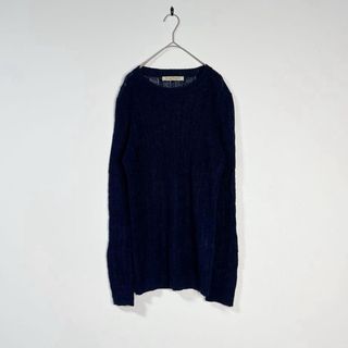 JOURNAL STANDARD - JOURNAL STANDARD リネンニットトップス M ネイビー ジャーナル